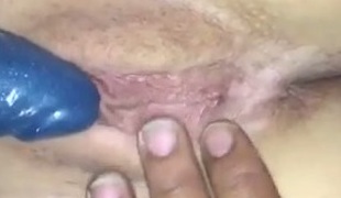 Dope closeup webcam solo show performed by sex toy addicted anon whore