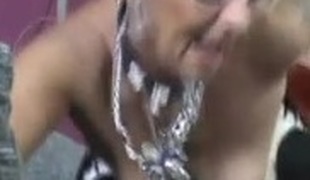 Tatooed Fashion German Mature takes Big Cumshot